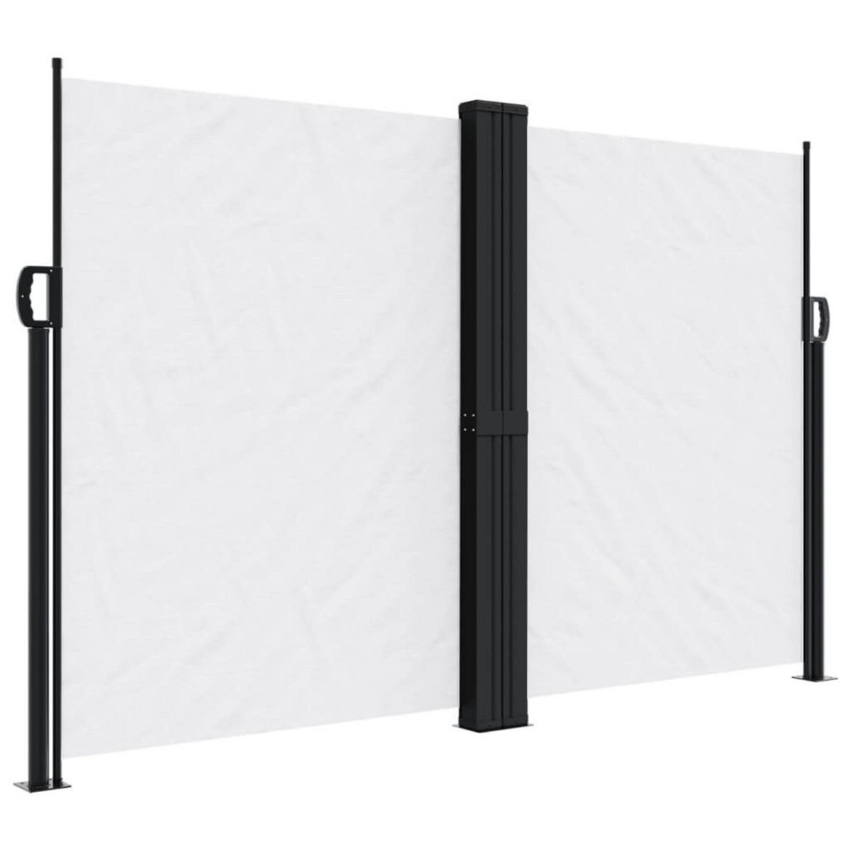 VIDAXL Auvent lateral retractable blanc 160x1000 cm
