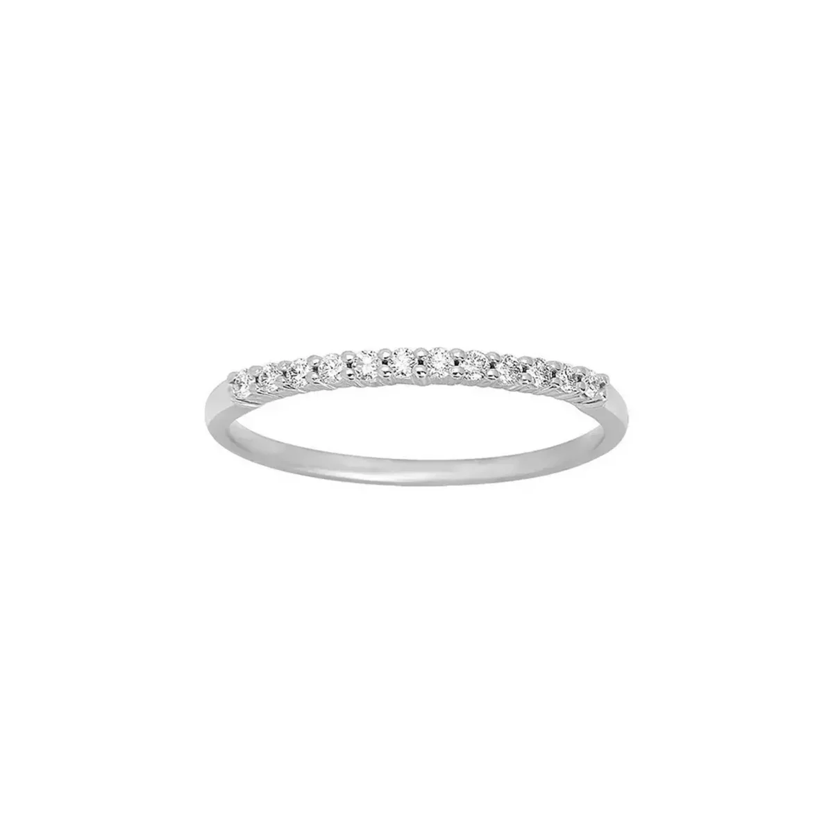 Tousmesbijoux Alliance Femme - Or 18 Carats - Diamant 0,12 Carats