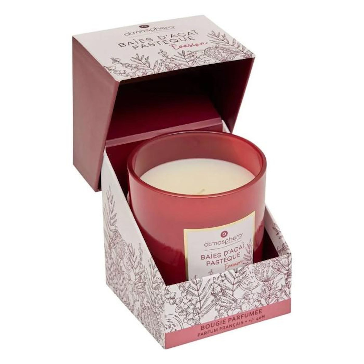 COMPTOIR DE LA BOUGIE Bougie Parfumée  Mael  190g Baie d'Acai & Pastèque