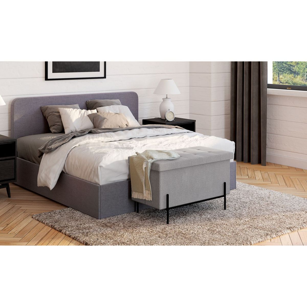 Banc coffre L76 cm NOAH 