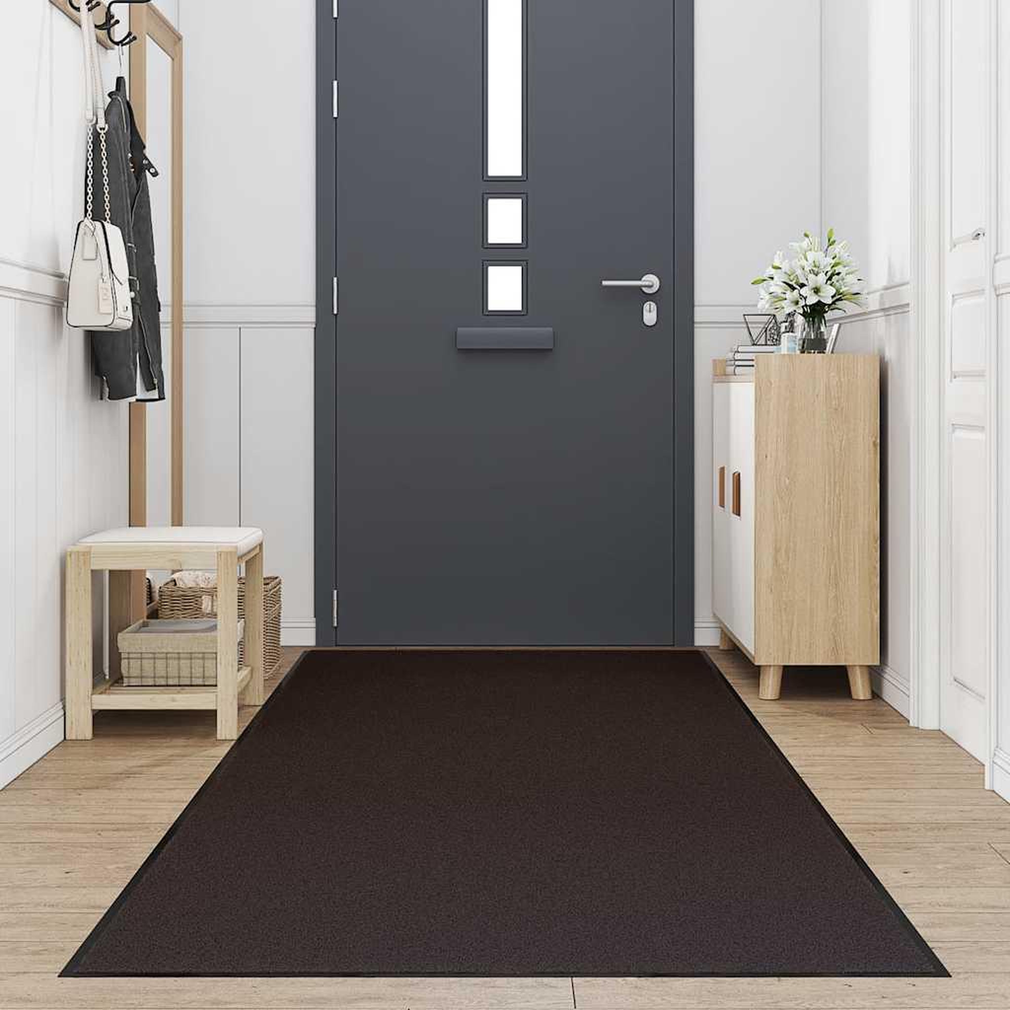 Voir la diapositive 2 : VIDAXL Paillasson marron 115x400 cm
