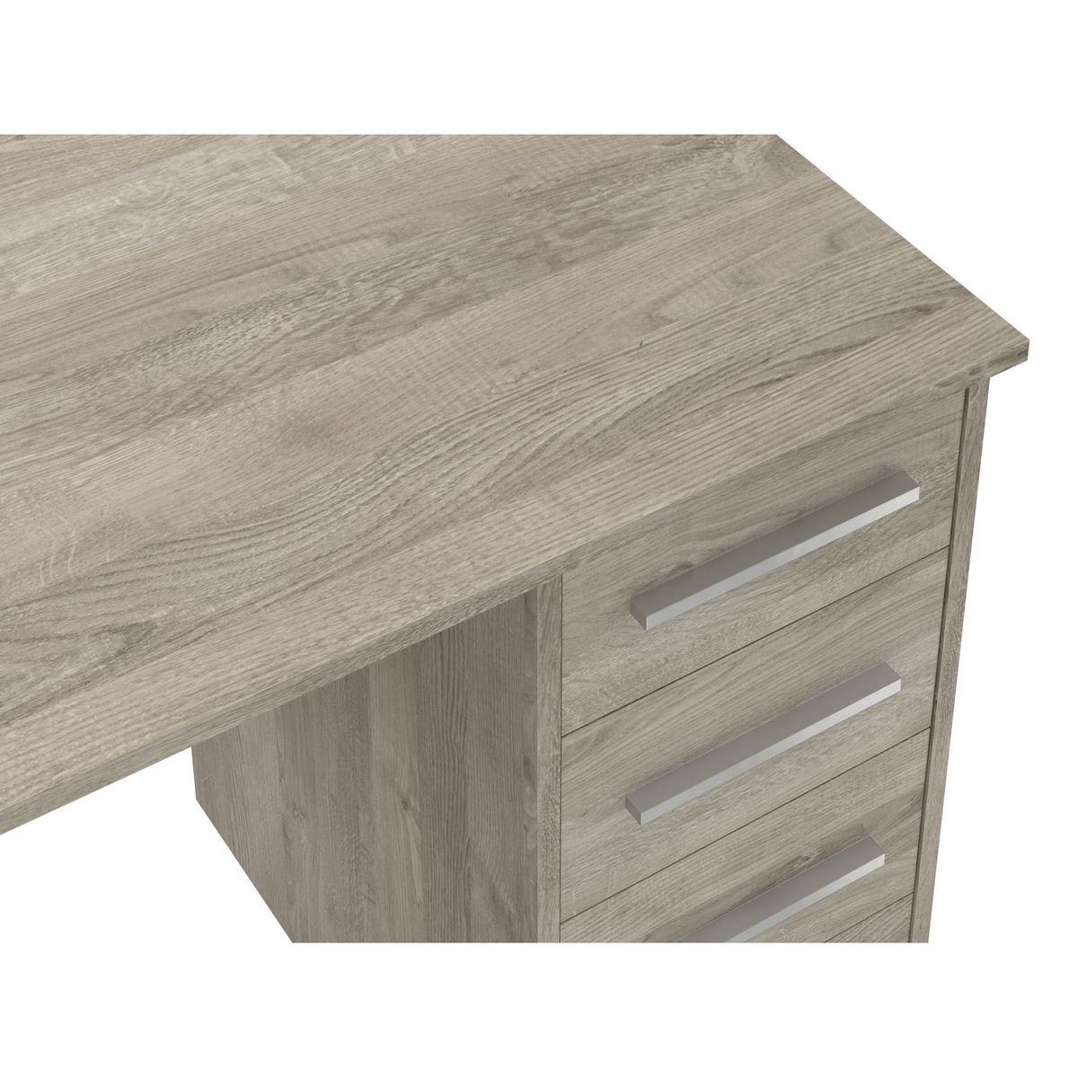 Bureau droit 4 tiroirs L110cm CARLOS