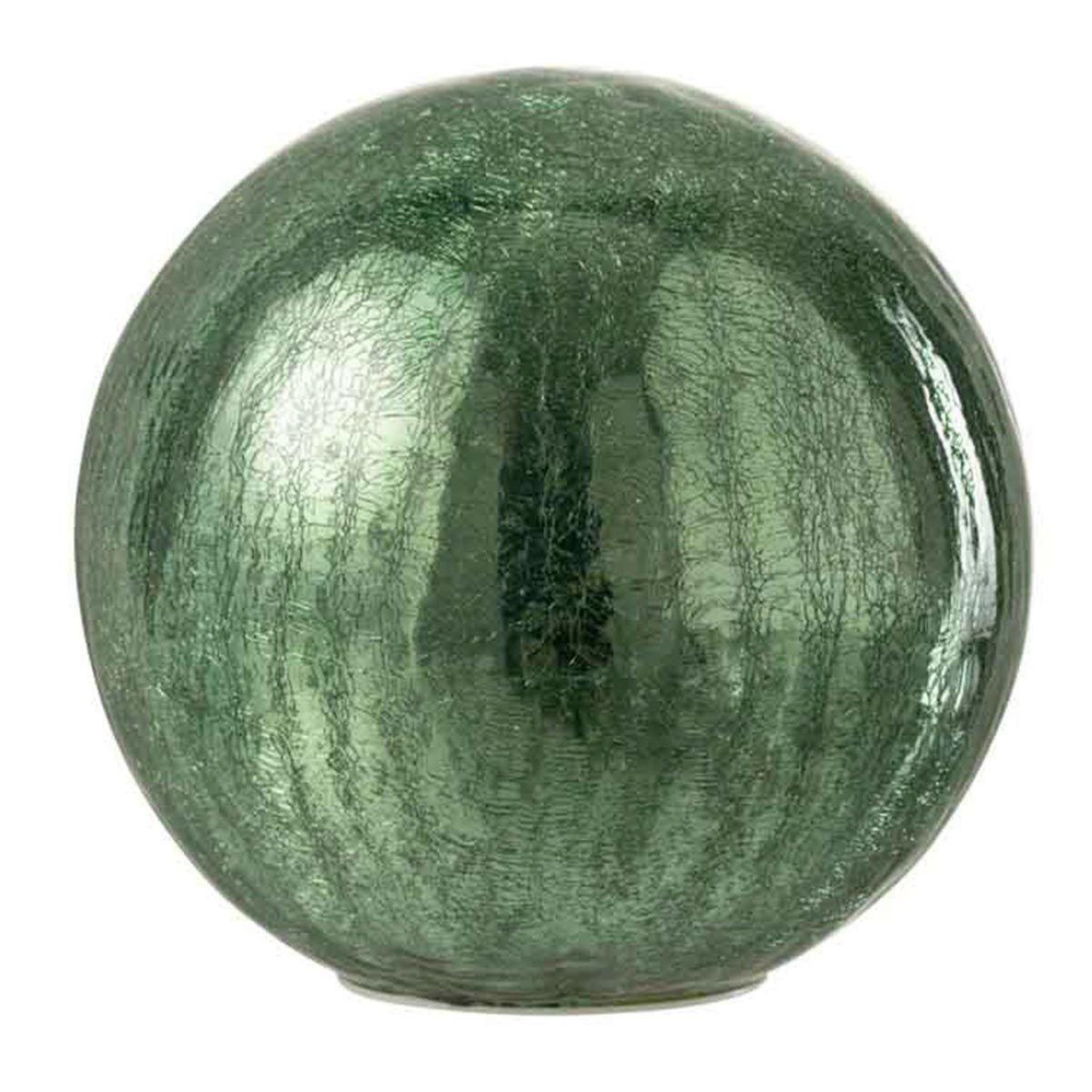 J-LINE Boule en verre led déco  sazo  20cm vert