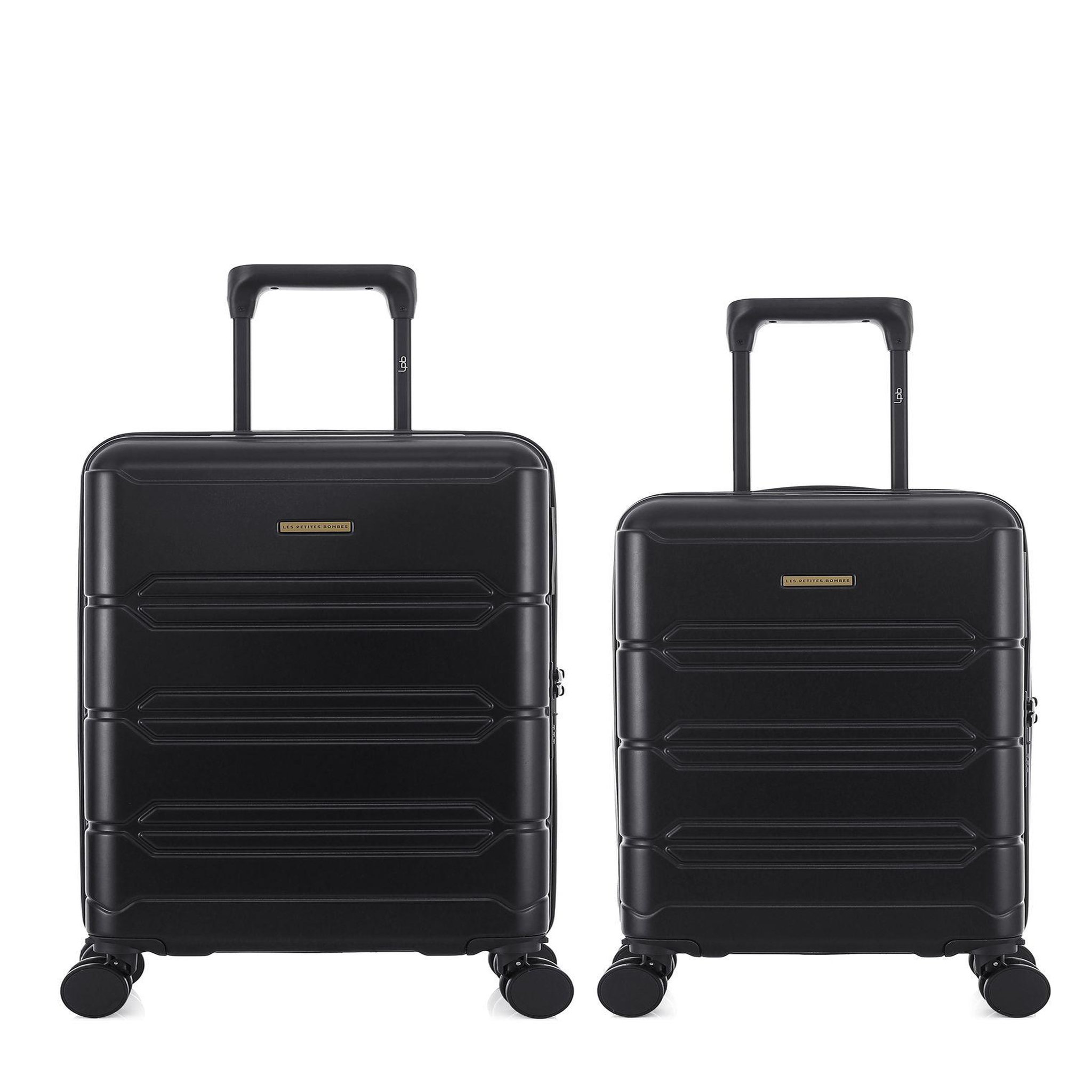 LES P'TITES BOMBES LPB Lot de 2 Valises Rigides Cabine et Cabine XS LYNDA