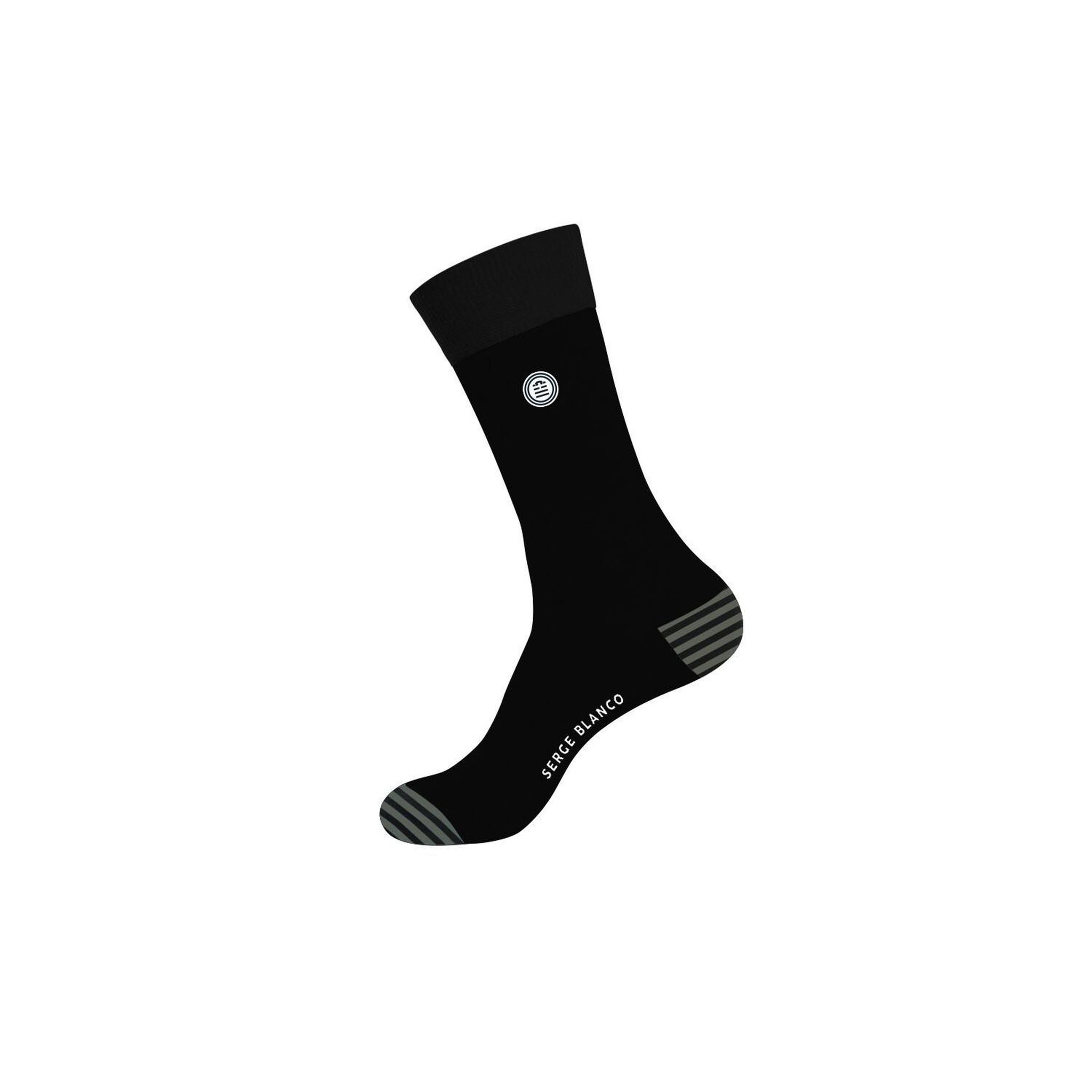 Voir la diapositive 6 : SERGE BLANCO Lot de 6 paires de chaussettes de ville homme unies modèle D