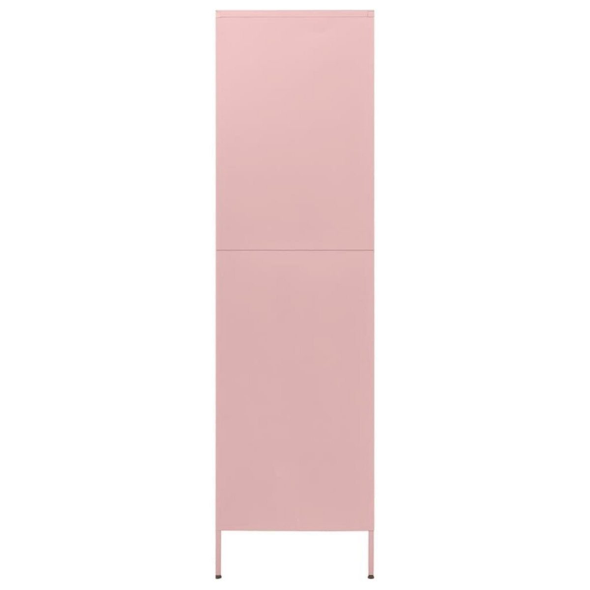 VIDAXL Garde-robe Rose 90x50x180 cm Acier