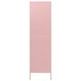 Voir la diapositive 4 : VIDAXL Garde-robe Rose 90x50x180 cm Acier