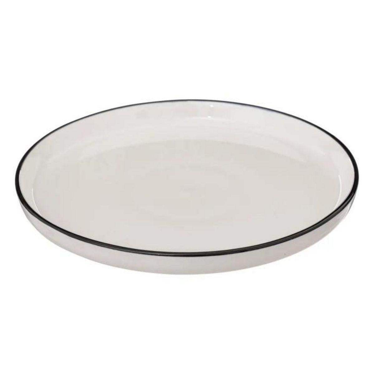 SECRET DE GOURMET Lot de 6 Assiettes à Dessert  Alix  20cm Blanc