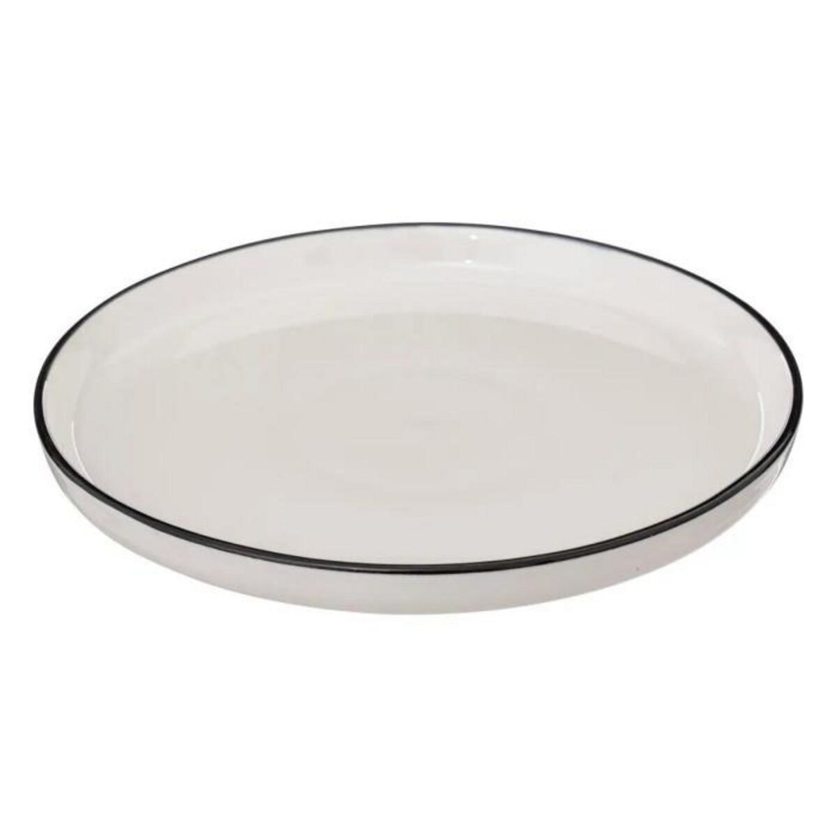 SECRET DE GOURMET Lot de 6 Assiettes à Dessert  Alix  20cm Blanc