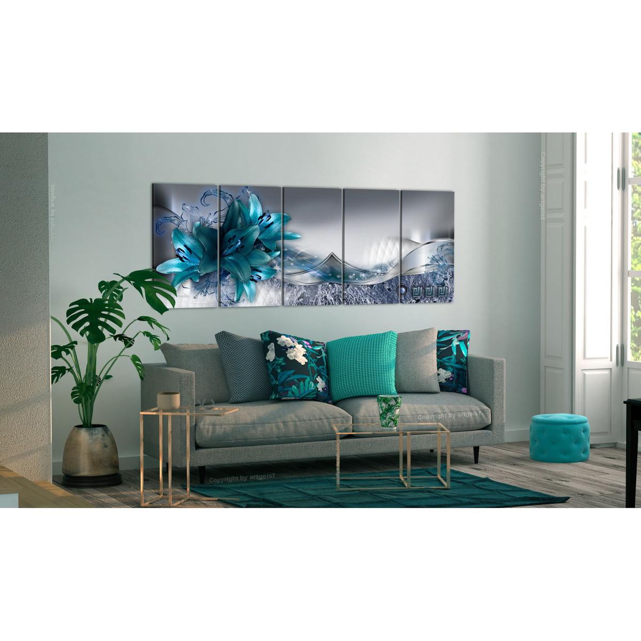 Voir la diapositive 2 : Paris Prix Tableau Imprimé  Arctic Lilies