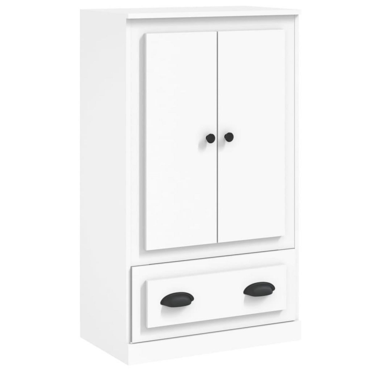 VIDAXL Buffet haut blanc 60x35,5x103,5 cm bois d'ingenierie