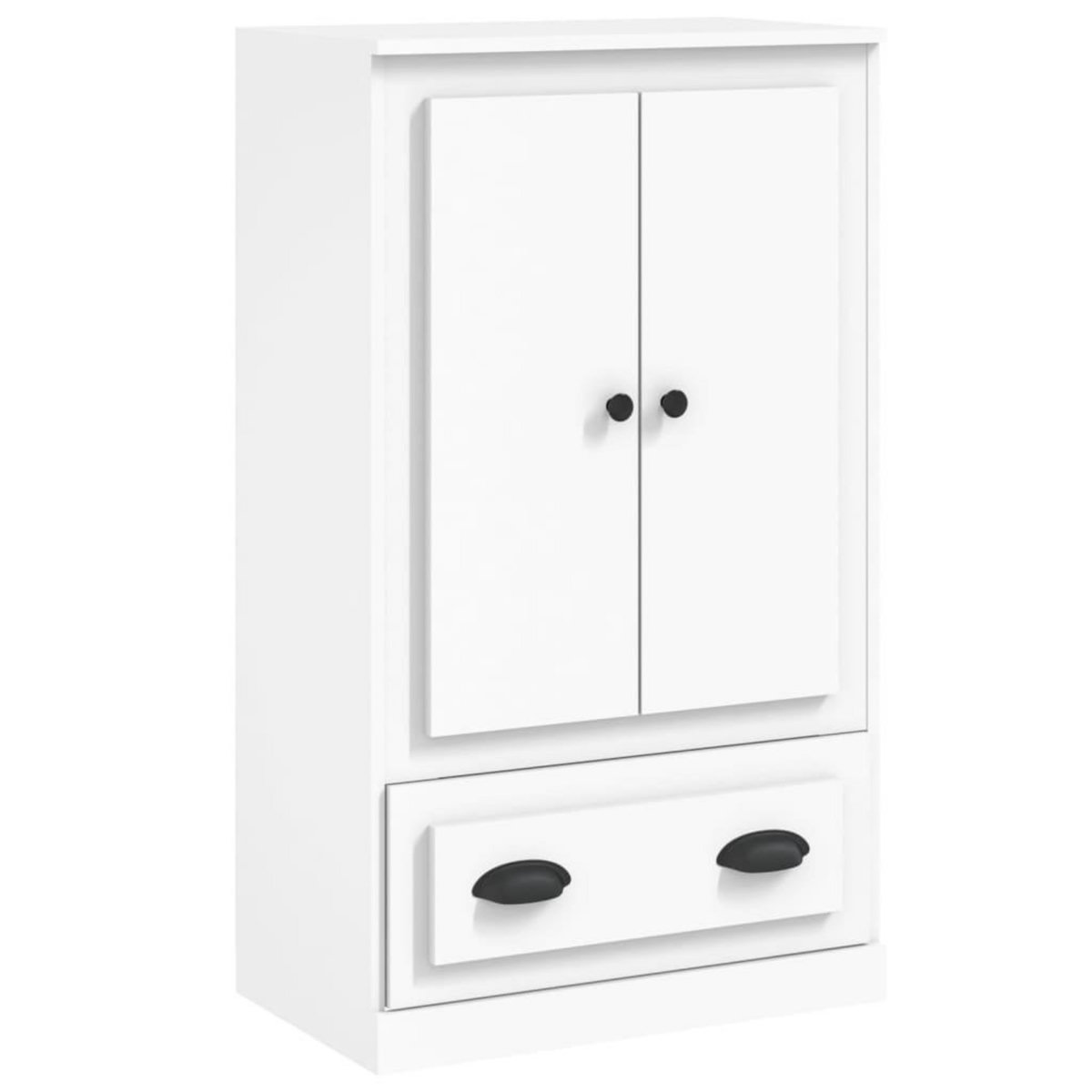 VIDAXL Buffet haut blanc 60x35,5x103,5 cm bois d'ingenierie