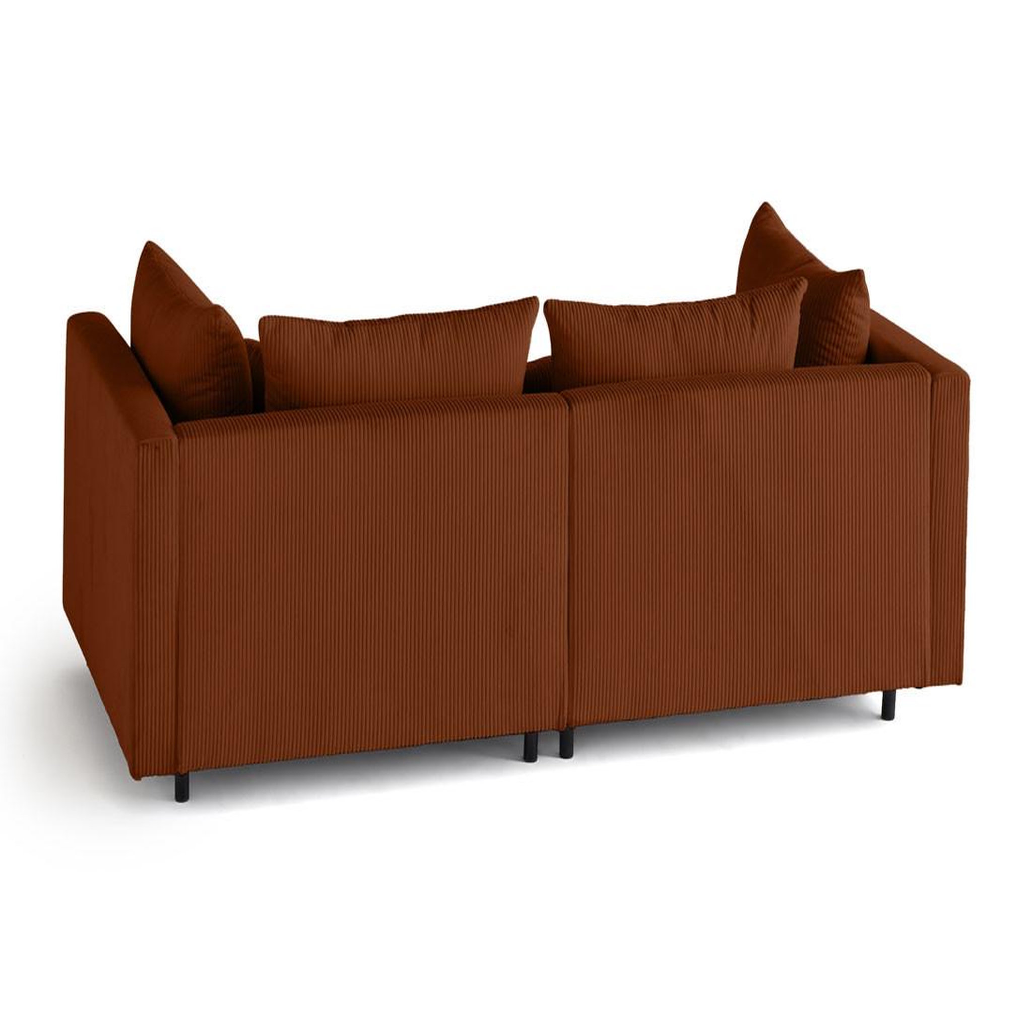 Voir la diapositive 4 : LISA DESIGN Edinburg - canapé modulable 2 places - en velours côtelé