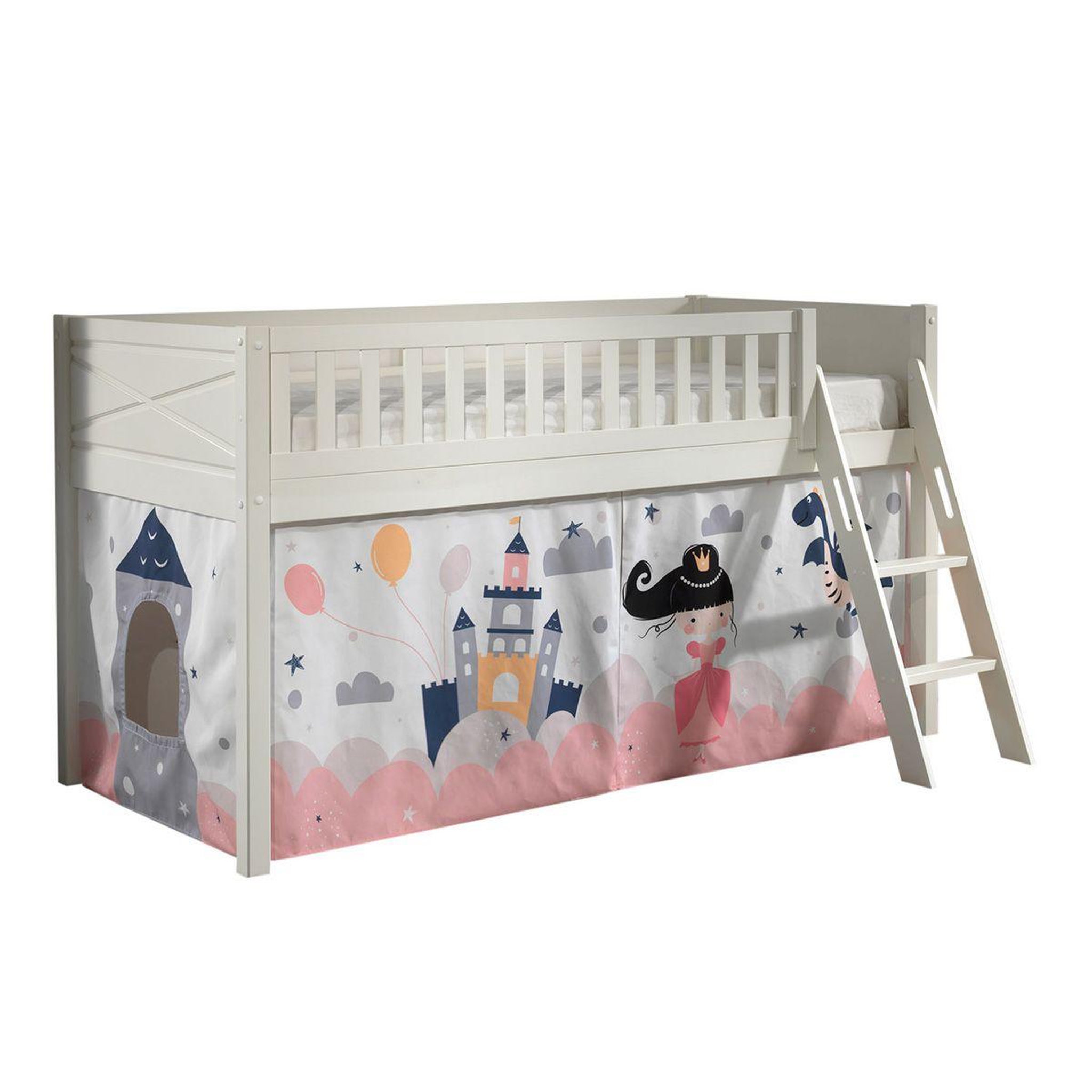Paris Prix Lit enfant tente  scott princesse sophie  90x200cm blanc