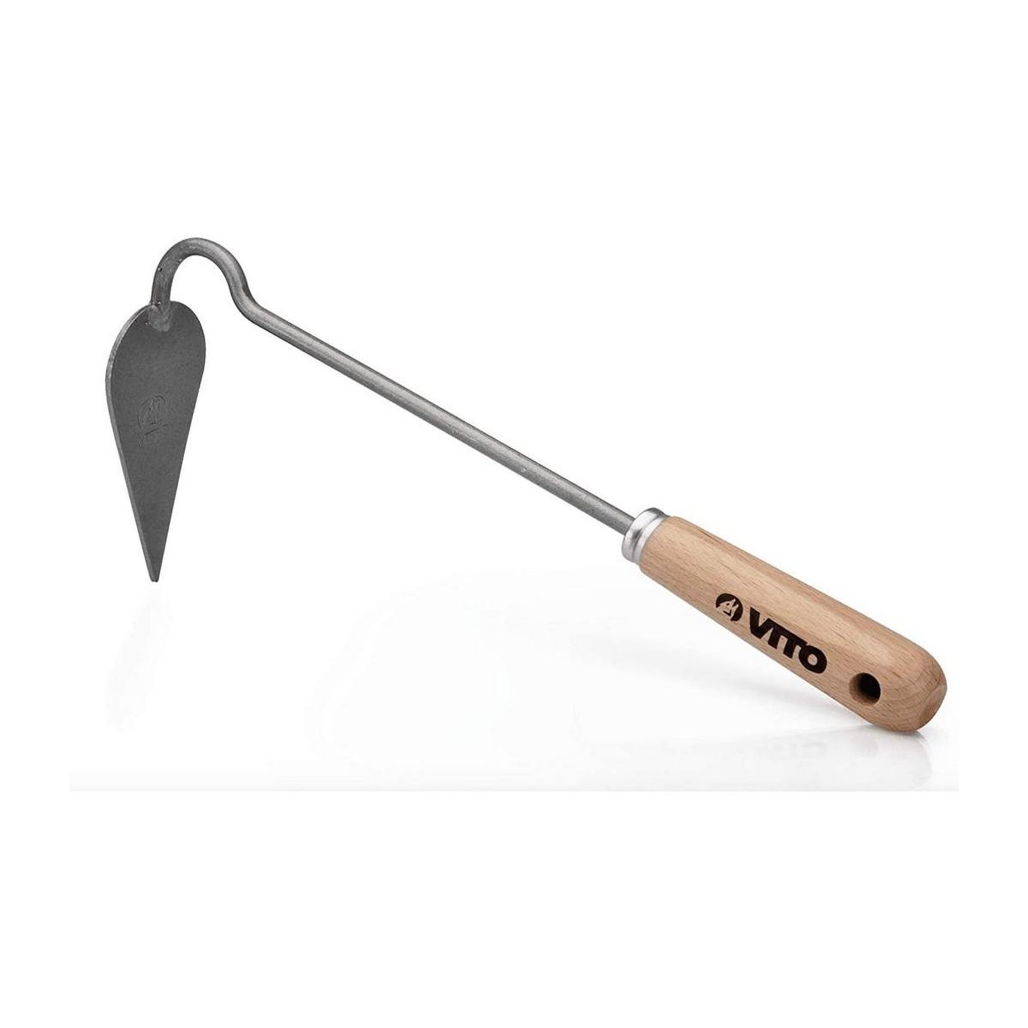 Voir la diapositive 3 : VITO Kit 10 outils de jardin manche bois inox et fer forgés à la main haute qualité vito