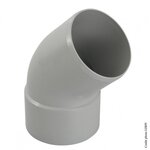 GIRPI Coude 45° pvc gris GIRPI, Dév.33 cm Diam.100 mm