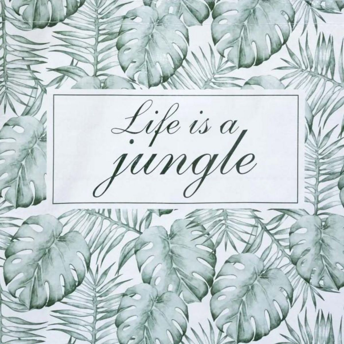 FIVE Sac Cabas de Shopping  Jungle  45cm Vert Kaki