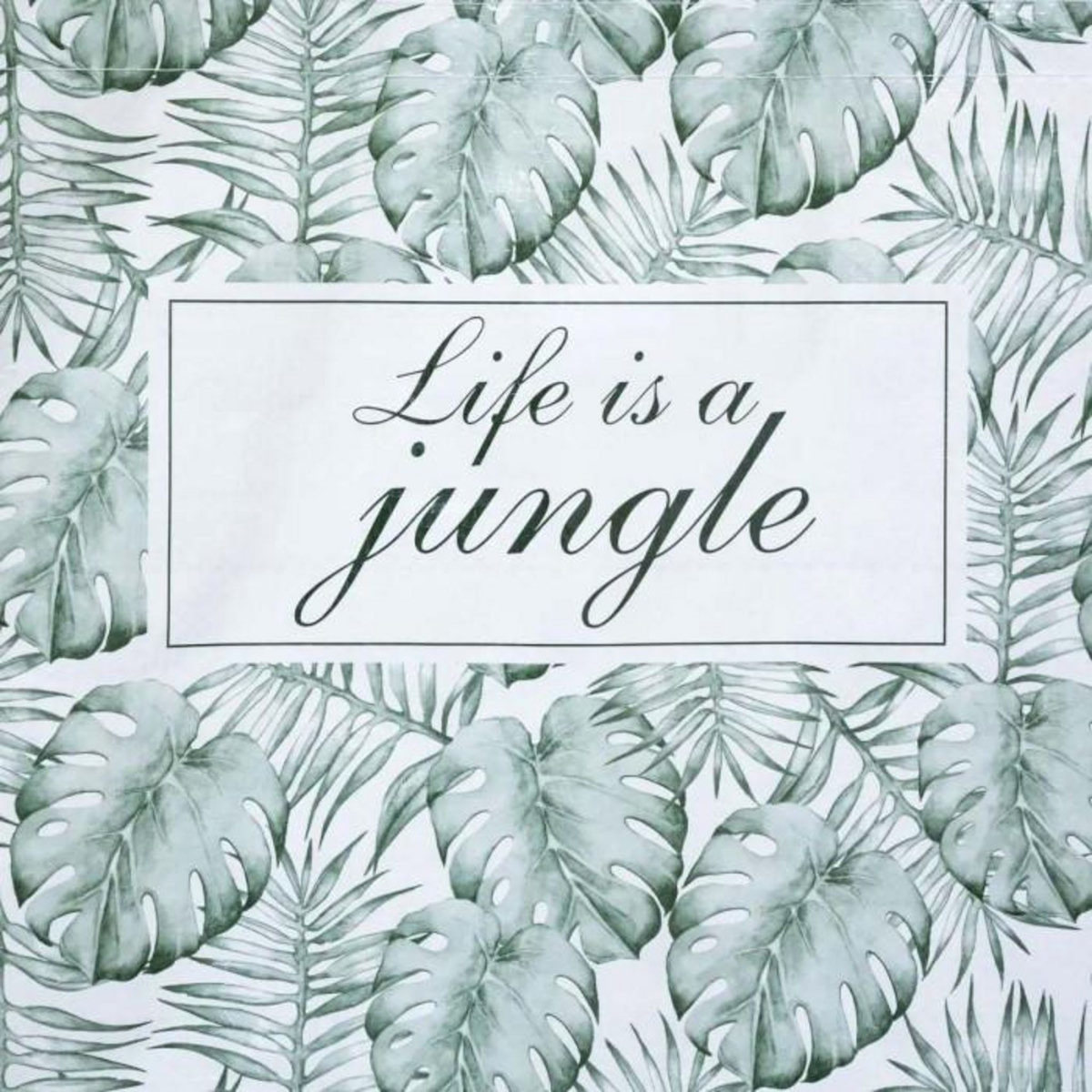 FIVE Sac Cabas de Shopping  Jungle  45cm Vert Kaki