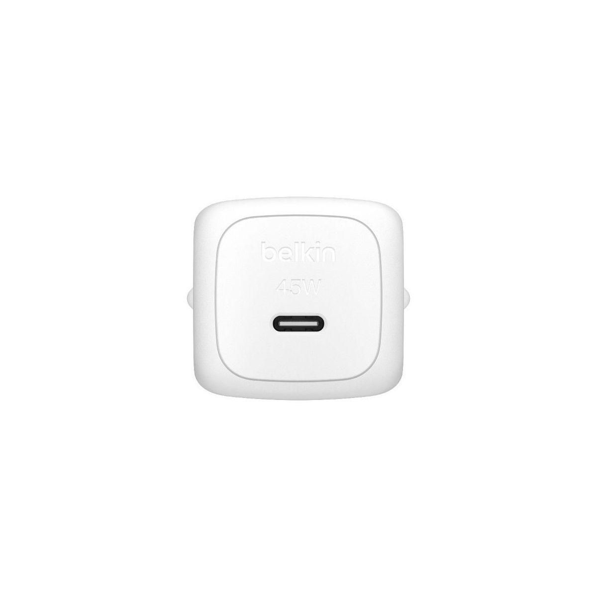 Belkin Chargeur 45W USB Power delivery PPS blanc