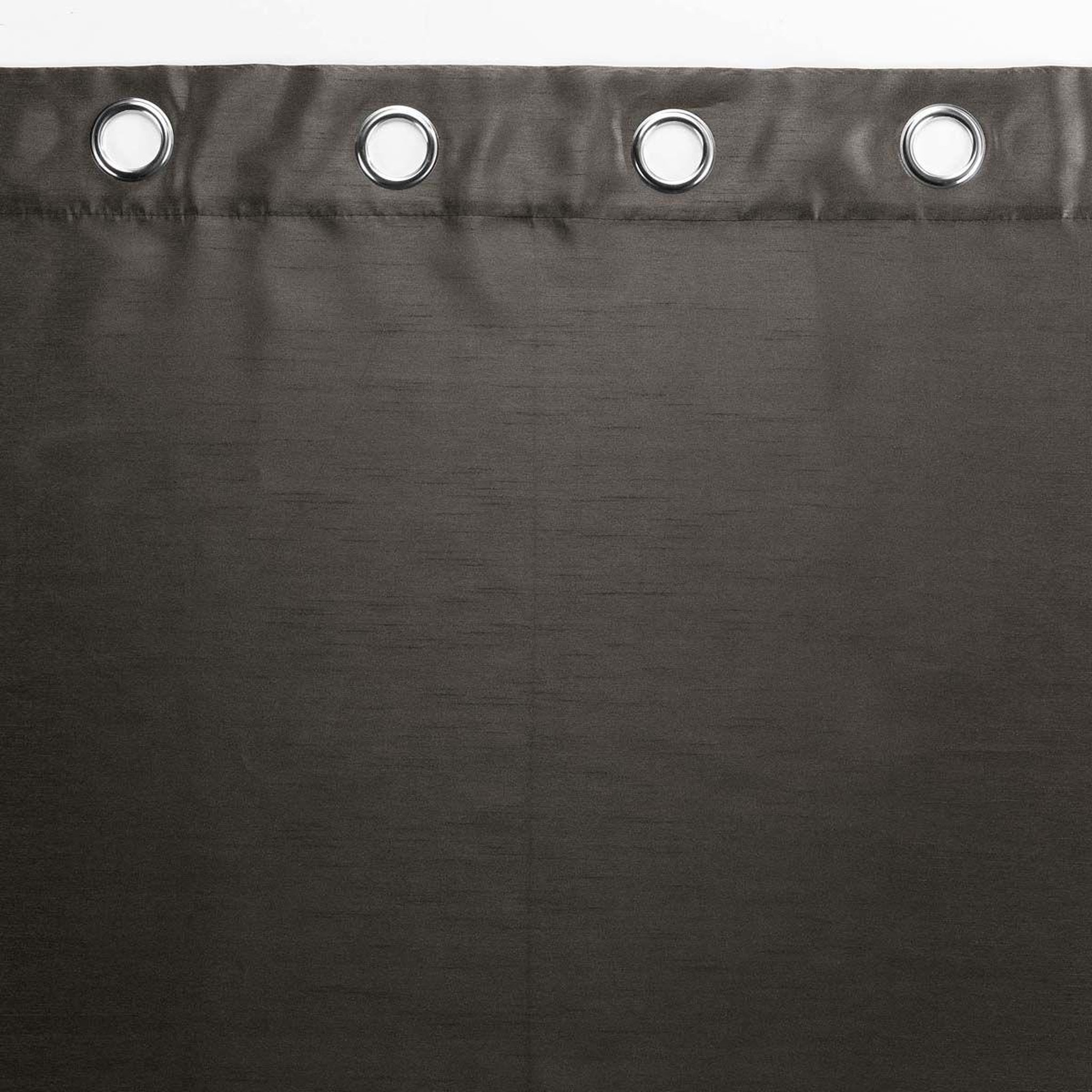 Voir la diapositive 3 : Douceur d'Intérieur Rideau à oeillets  shana  140x240cm gris anthracite