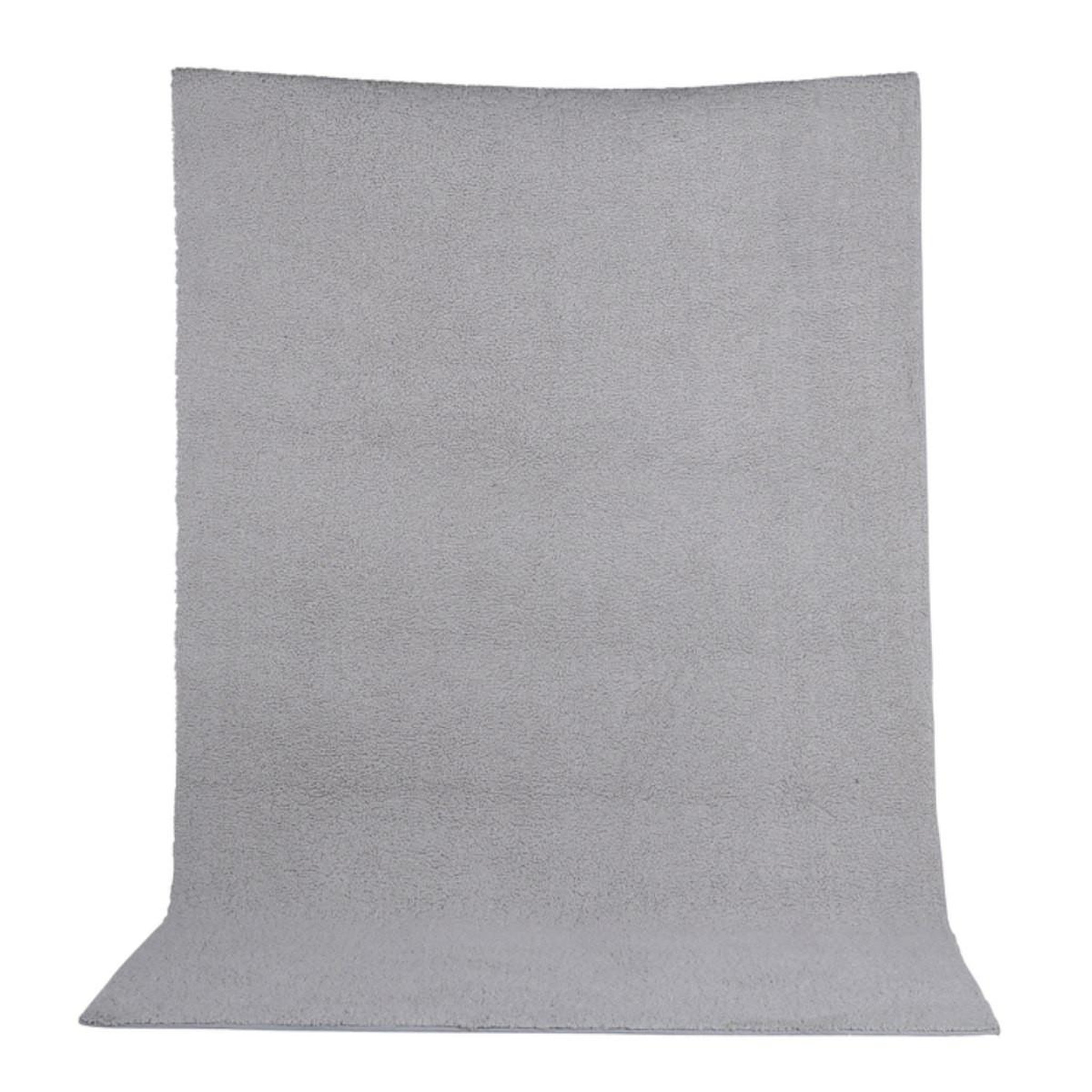 Voir la diapositive 1 : Paris Prix Tapis uni  teddy  160x230cm gris