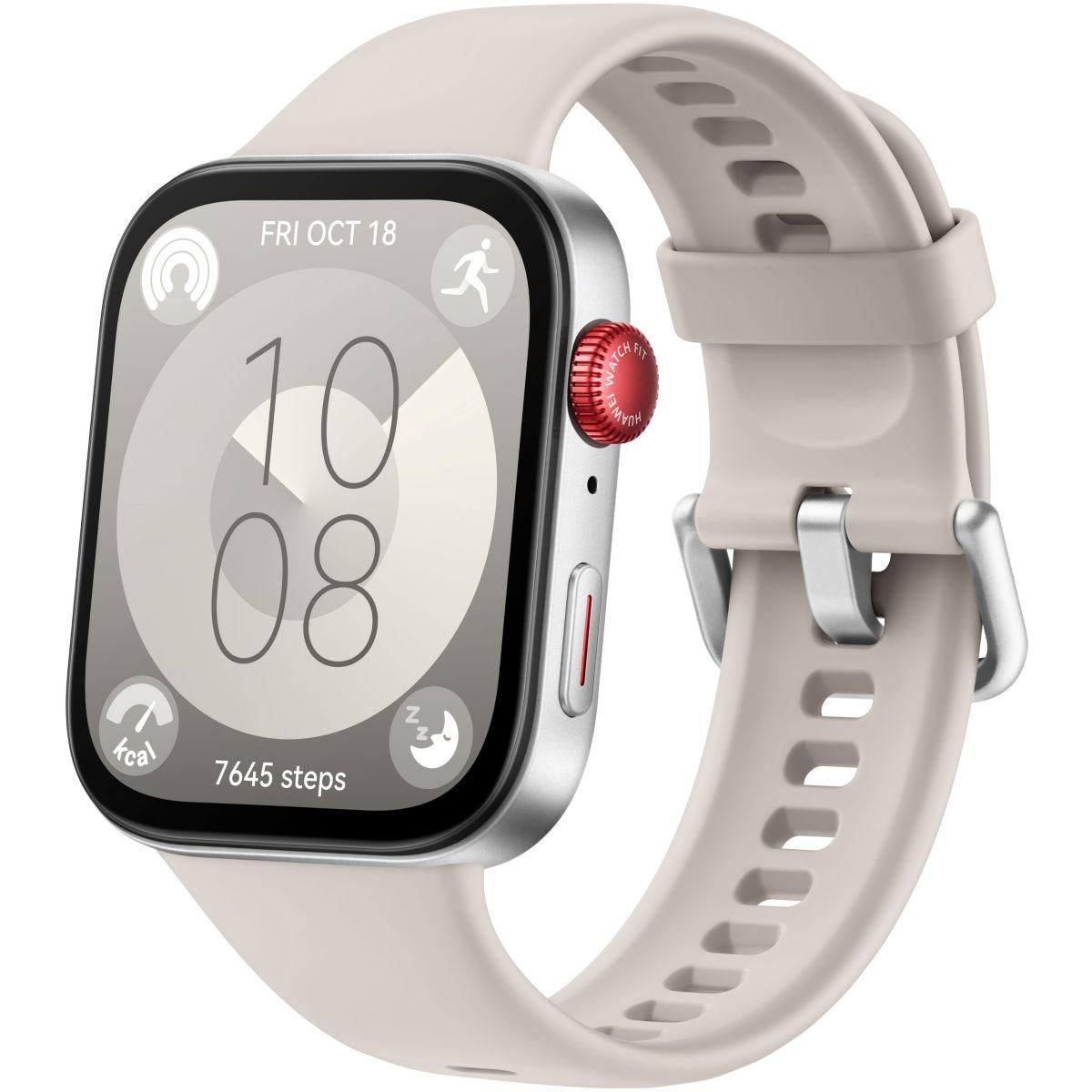 HUAWEI Montre connectée Watch Fit 3 Blanc