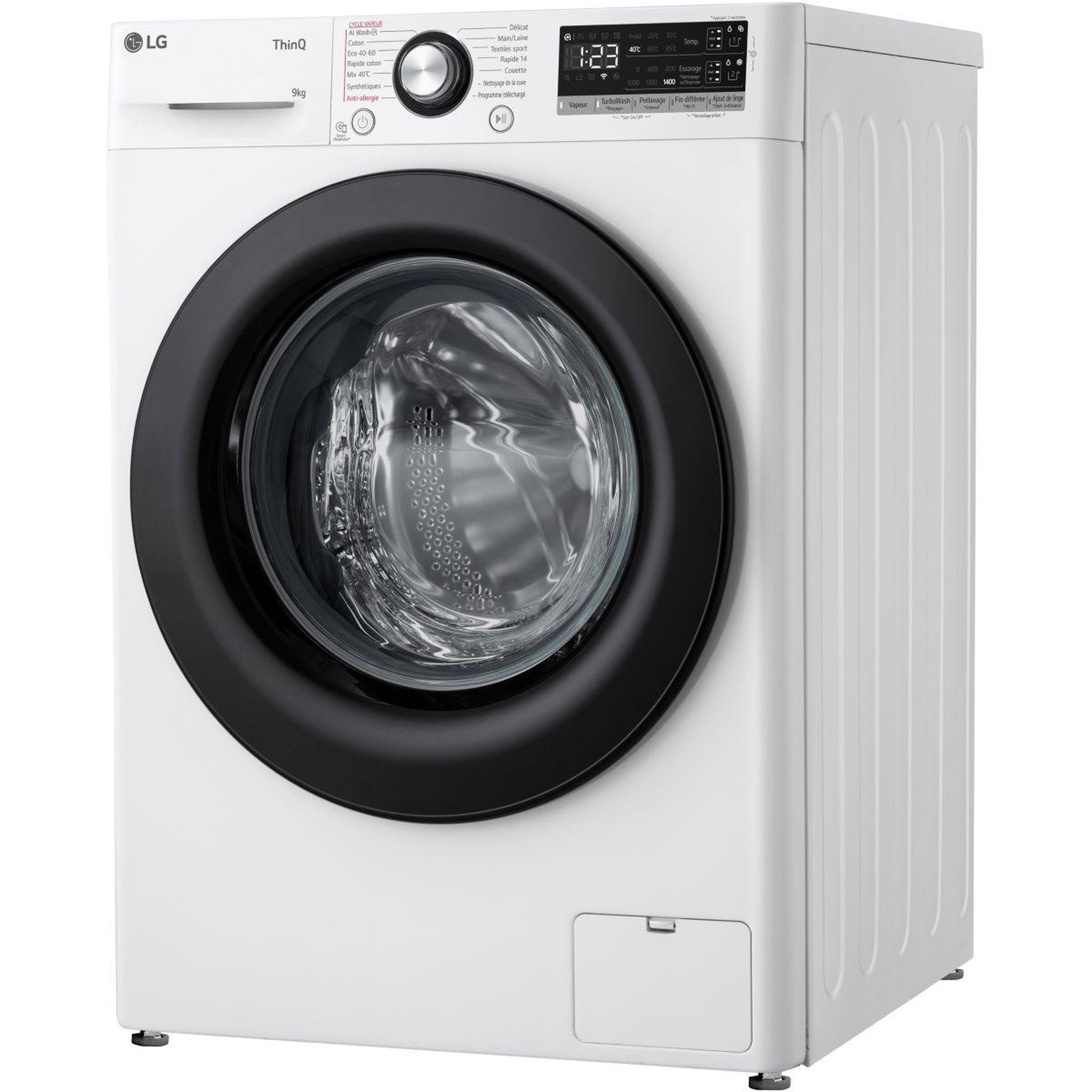 Voir la diapositive 4 : LG Lave linge hublot F94R35WHSA