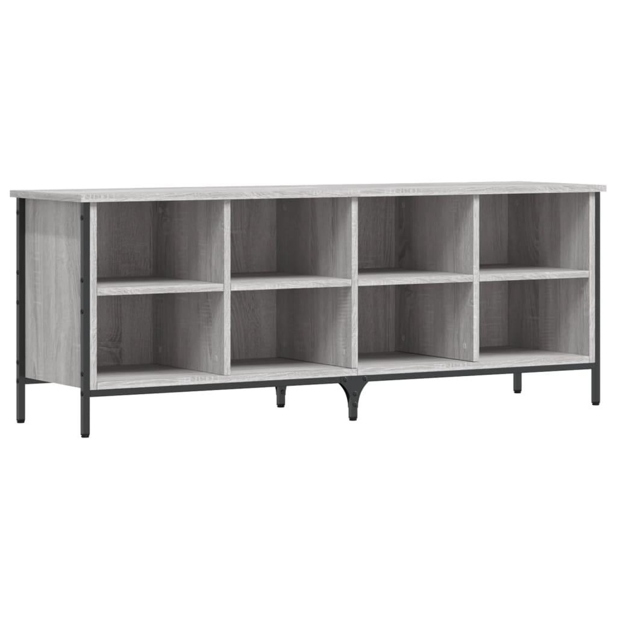 Voir la diapositive 2 : VIDAXL Armoire a chaussures sonoma gris 131x35x50 cm bois d'ingenierie