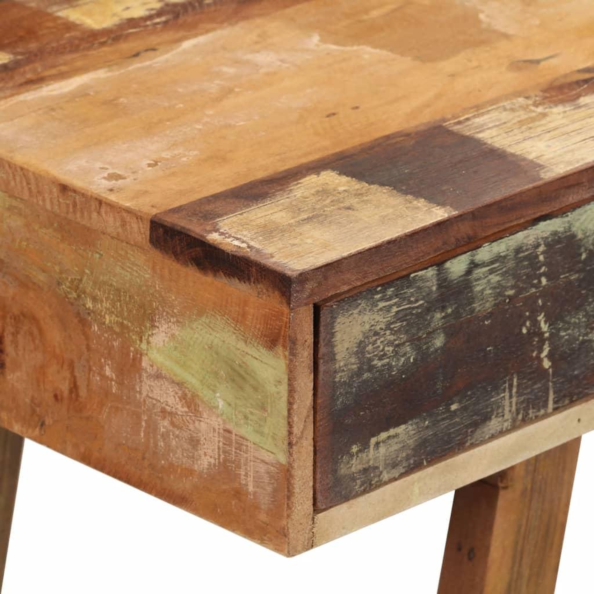 Voir la diapositive 5 : VIDAXL Bureau Bois de recuperation massif