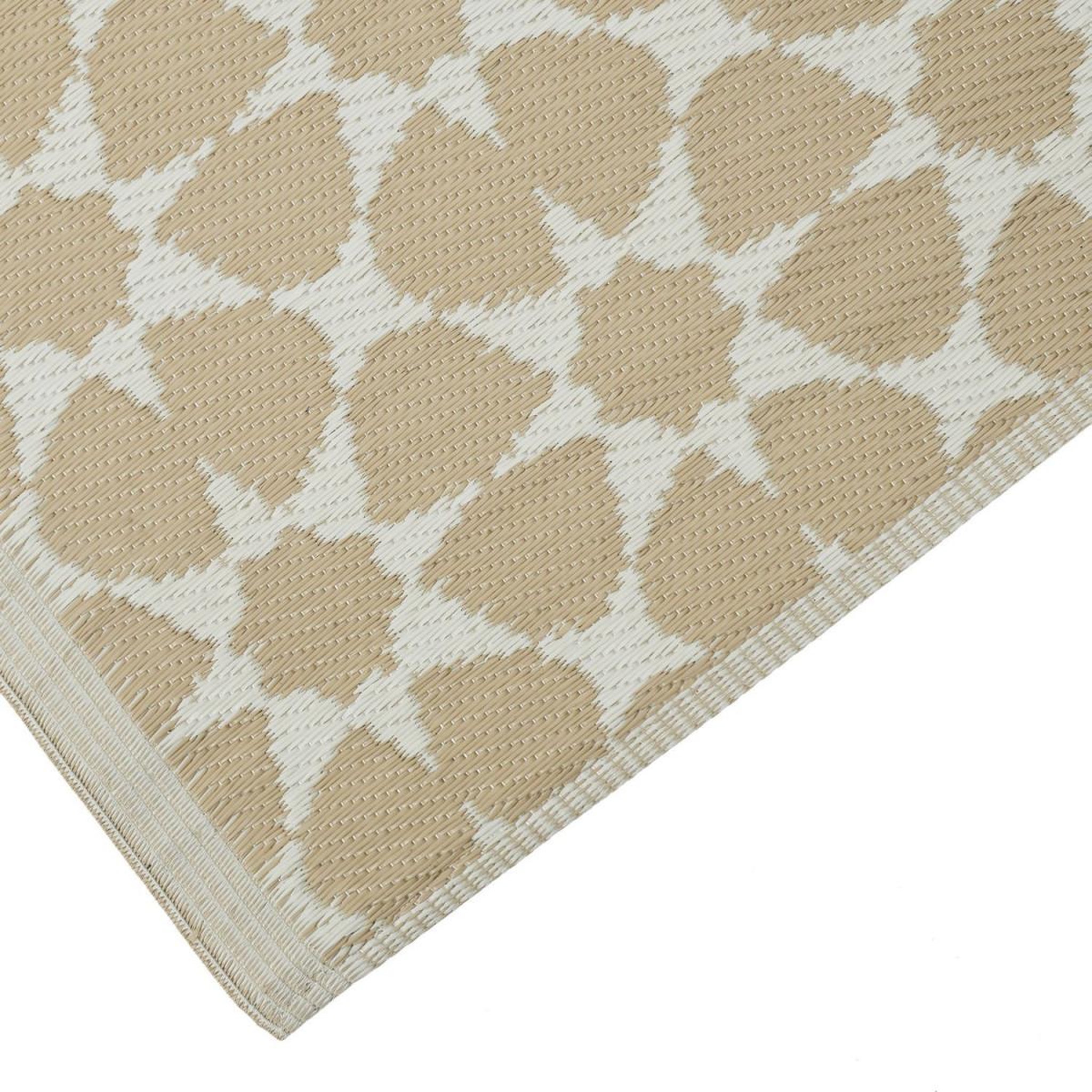 Voir la diapositive 3 : The Home Deco Factory Tapis déco imprimé  patio  120x180cm beige