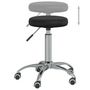Voir la diapositive 5 : VIDAXL Chaise pivotante de bureau Noir Similicuir