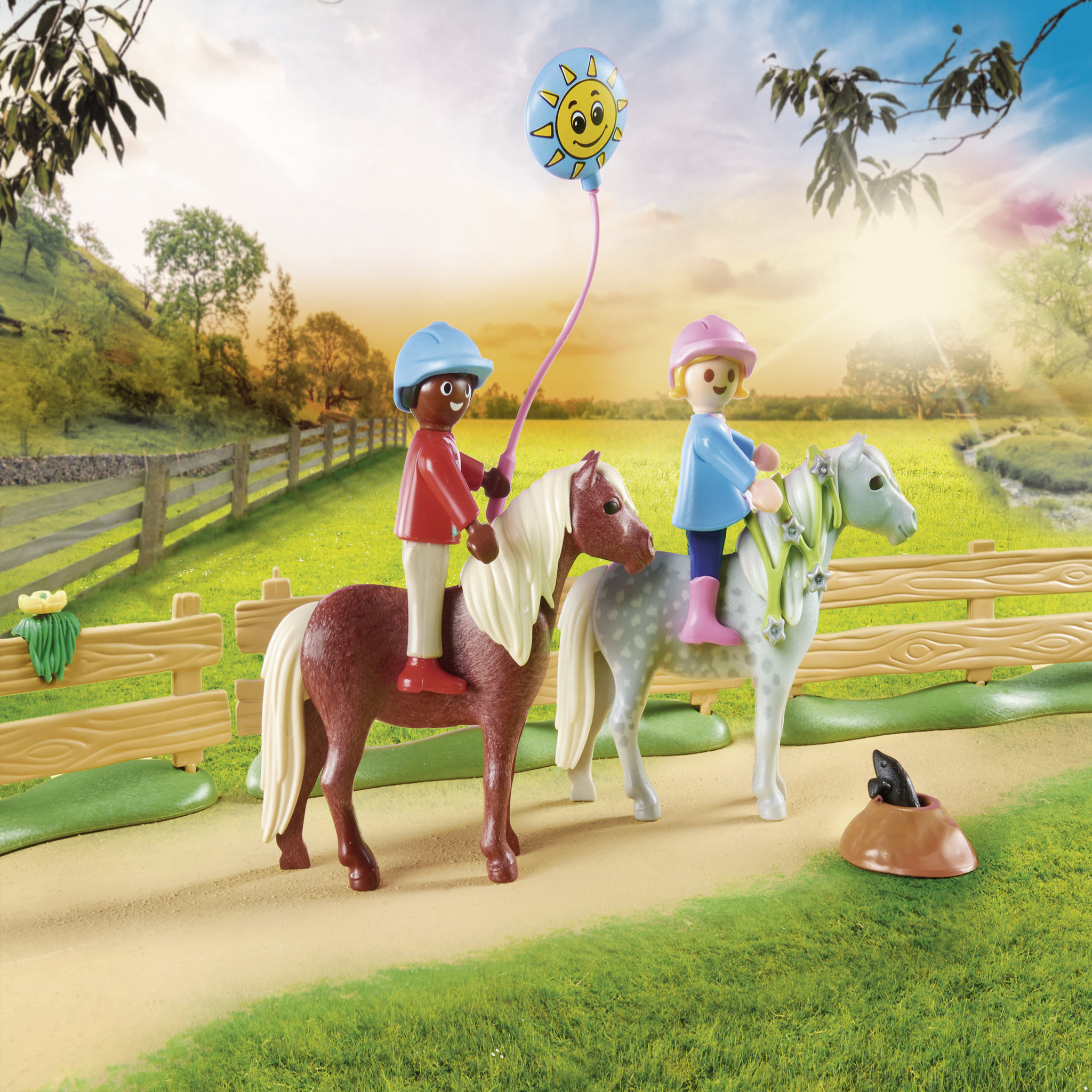Voir la diapositive 4 : PLAYMOBIL 70997 - Country - Décoration de fête avec poneys