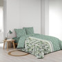 Voir la diapositive 2 : Paris Prix Parure de Lit 3 Pièces  Eleonore  240x220cm Vert