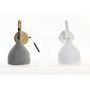 Voir la diapositive 3 : MARKET24 Applique DKD Home Decor 14 x 27 x 26 cm Métal Ciment Gris foncé 220 V 50 W Moderne (2 Unités)