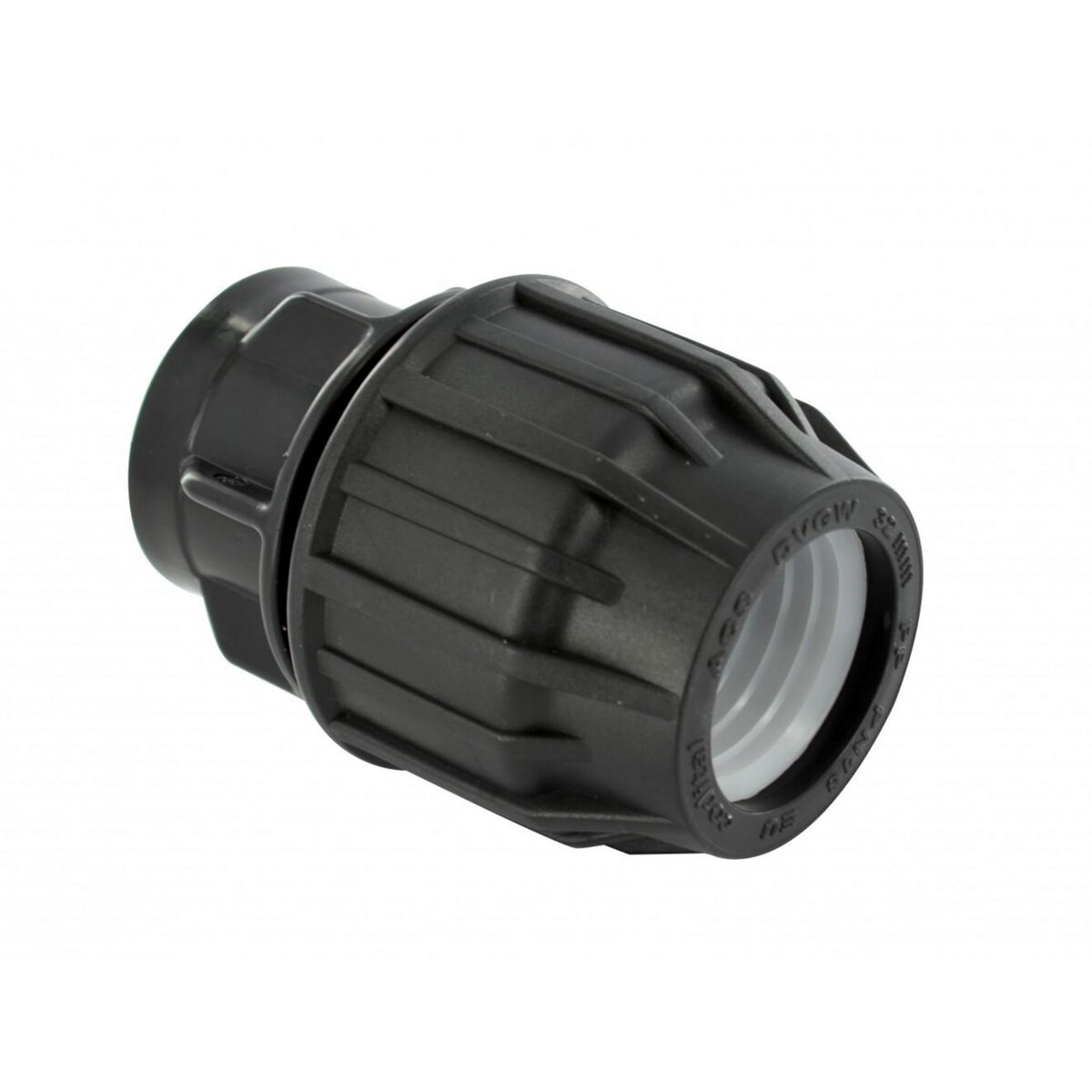 CENTRALE BRICO Raccord droit à compression plastique F 20 x 27 pour tube en polyéthylène