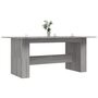 Voir la diapositive 3 : VIDAXL Table a dîner sonoma gris 180x90x76 cm bois d'ingenierie