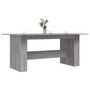 Voir la diapositive 3 : VIDAXL Table a dîner sonoma gris 180x90x76 cm bois d'ingenierie