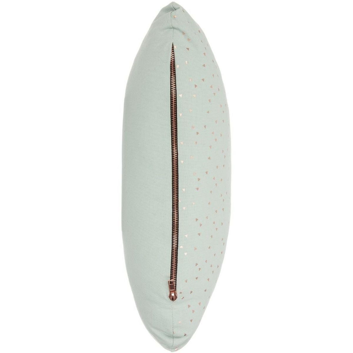 ATMOSPHERA FOR KIDS Coussin déco enfant forme nuage triangles dorés et zip