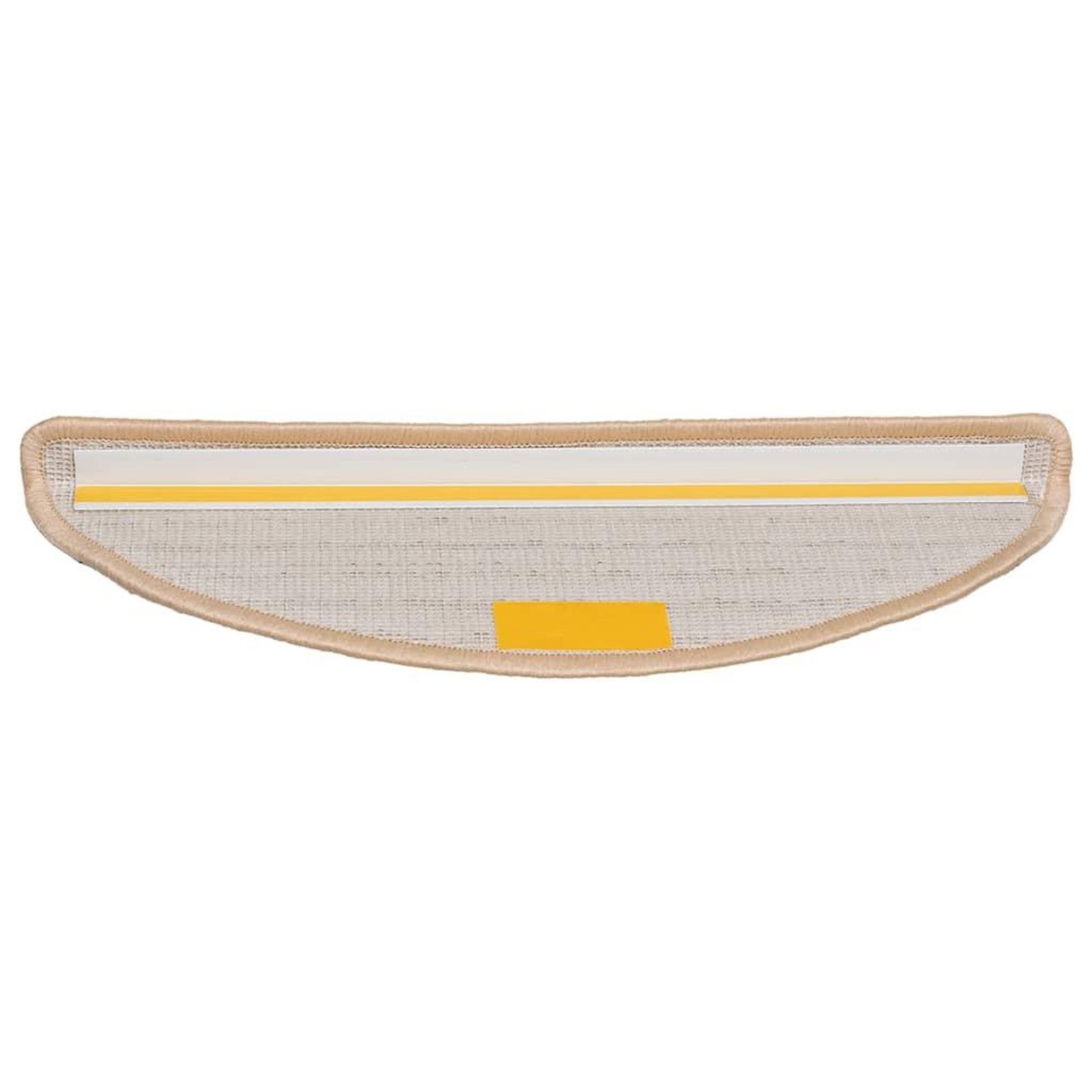 Voir la diapositive 4 : VIDAXL Tapis d'escalier 20 pcs creme 56x17x3 cm