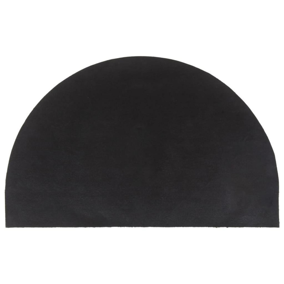 VIDAXL Tapis de porte naturel demi-rond 50x80cm fibre de coco touffete