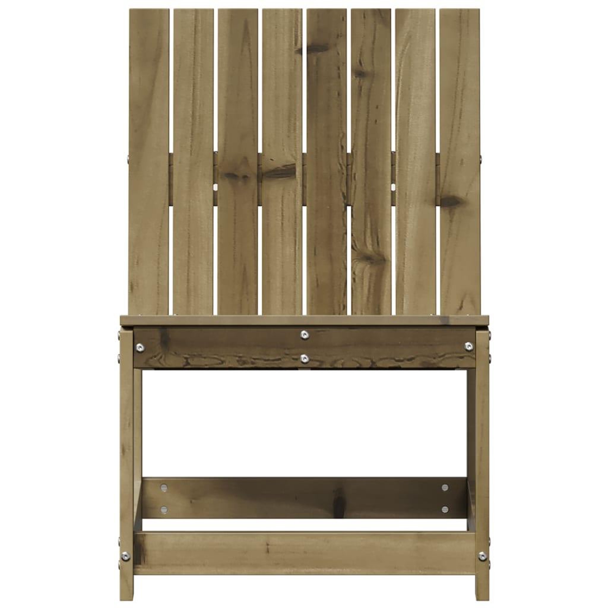 Voir la diapositive 4 : VIDAXL Chaise de jardin 50,5x55x77 cm bois de pin impregne