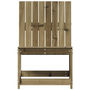 Voir la diapositive 4 : VIDAXL Chaise de jardin 50,5x55x77 cm bois de pin impregne