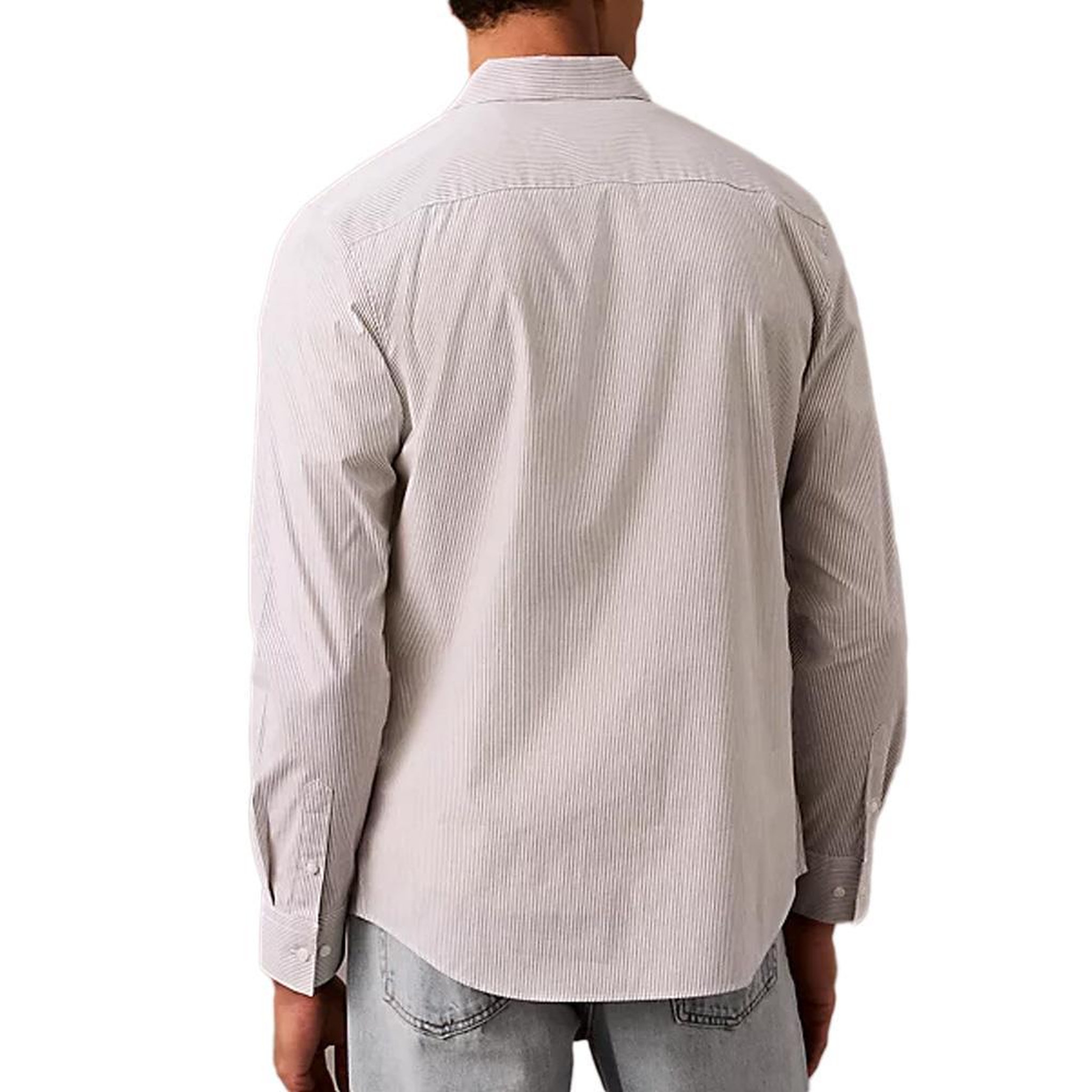 Voir la diapositive 4 : CALVIN KLEIN JEANS Chemise rayures slim bleu homme calvin klein jeans stripe stret
