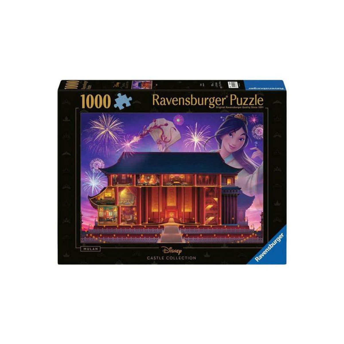 RAVENSBURGER Ravensburger - Jigsaw puzzle Disney Castles Mulan, 1000 pcs. 120002604