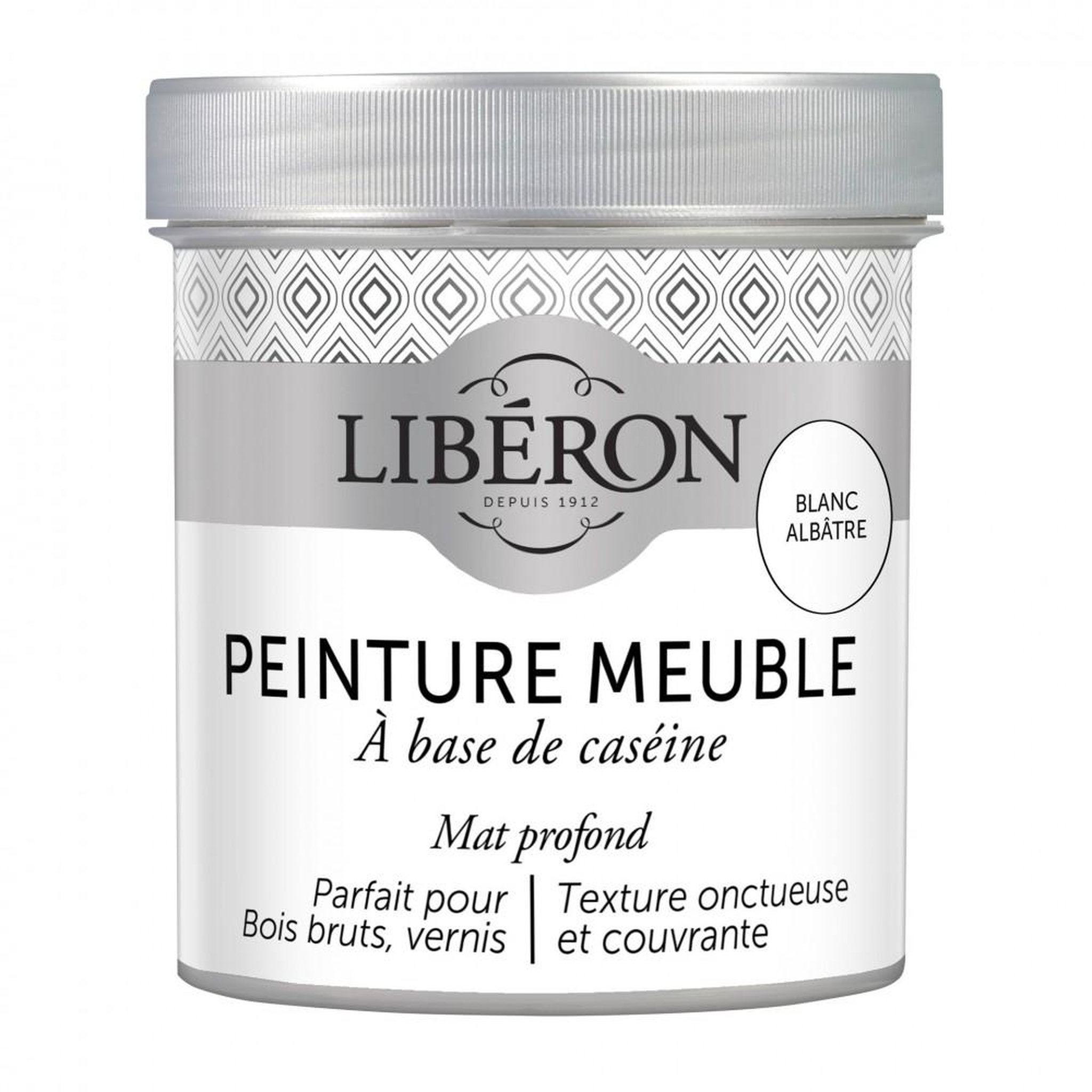 Liberon Peinture meuble et boiserie caséine liberon blanc albâtre mat 0.5 l