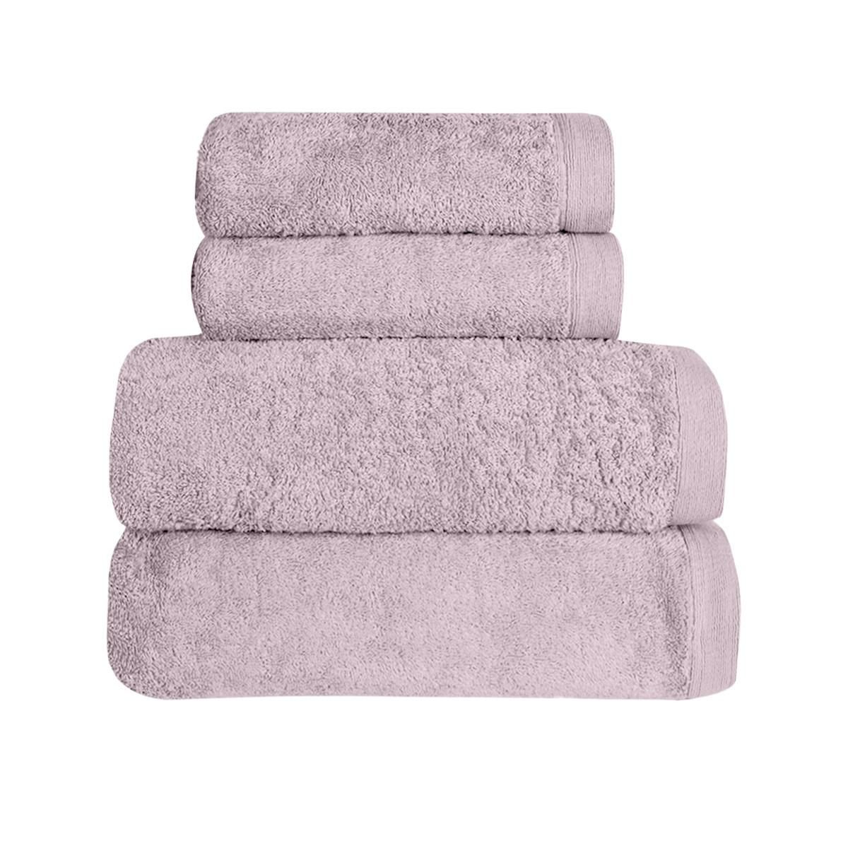 Sensei Maison Ensemble de bain 4 pièces 500 g/m² STUDIO (2 draps de bain + 2 serviettes de toilette)