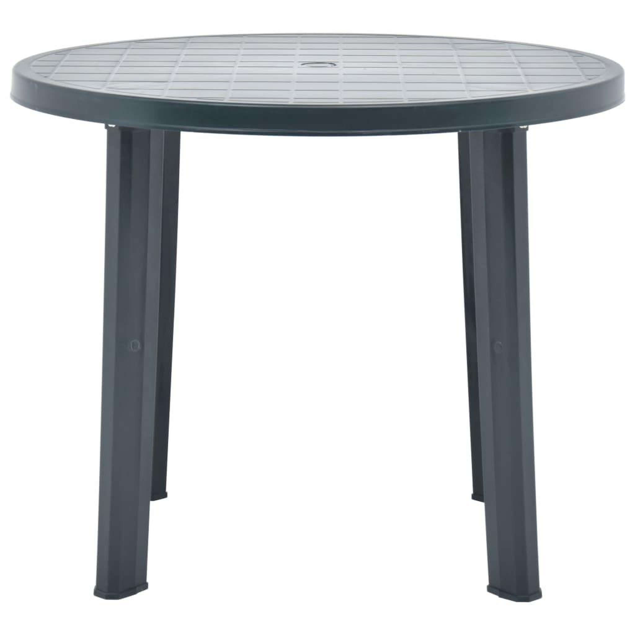 Voir la diapositive 2 : VIDAXL Table de jardin Vert 89 cm Plastique