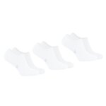 Athena Lot de 3 paires de chaussettes invisibles Ecopack. Coloris disponibles : Noir, Blanc