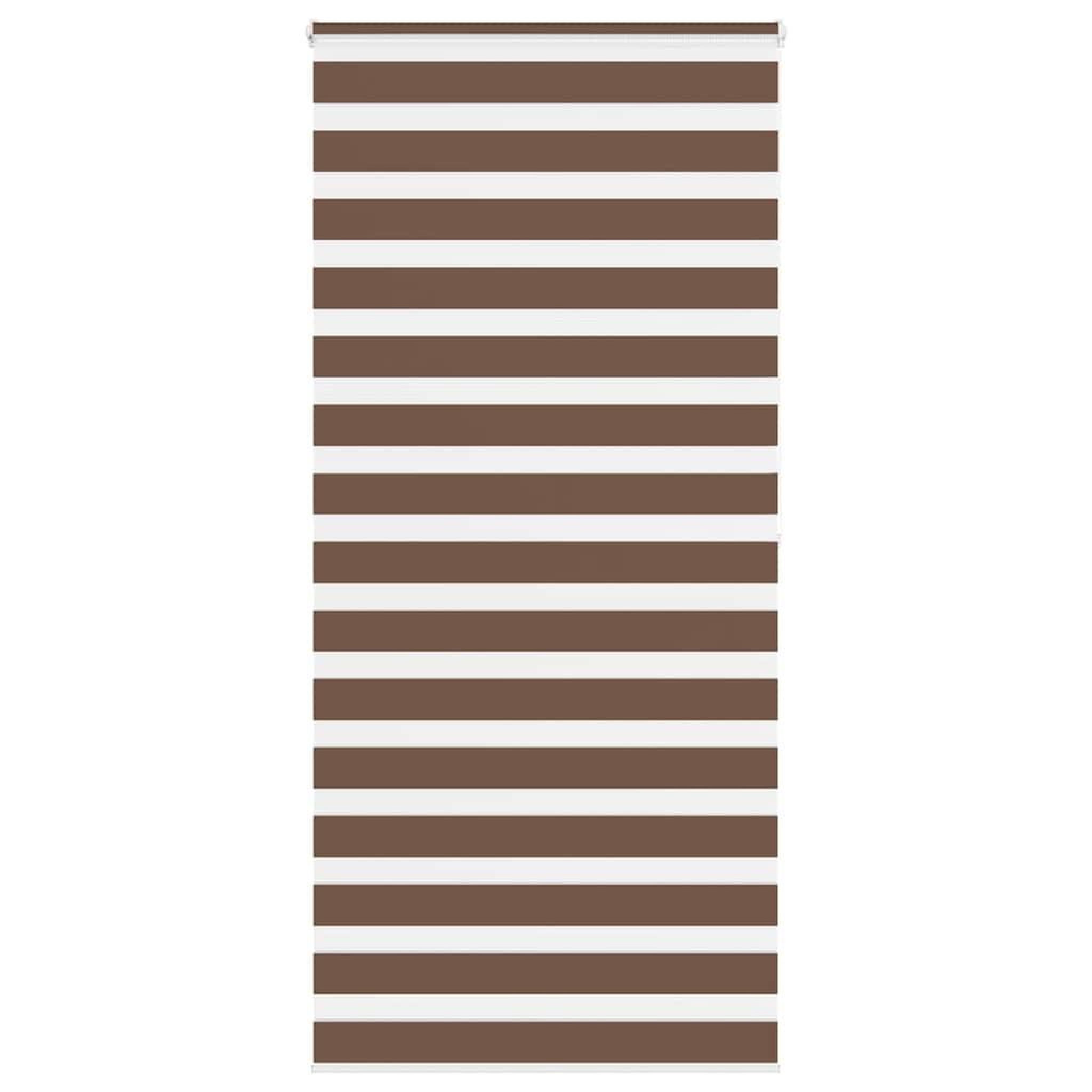 VIDAXL Store zebre marron 105x200cm largeur du tissu 100,9cm polyester