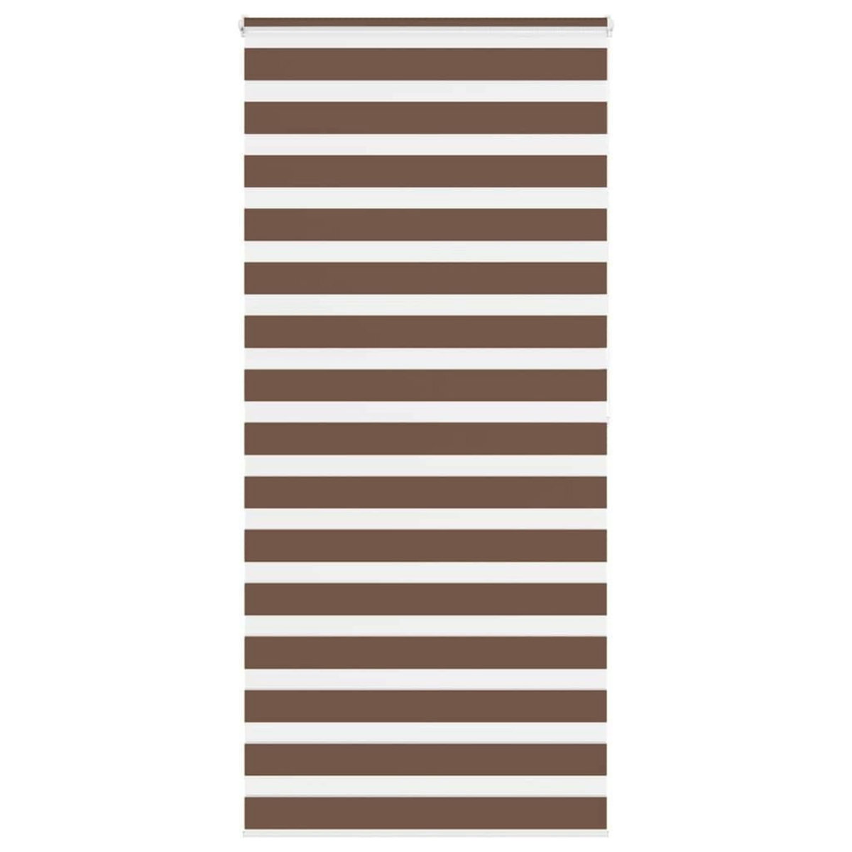 VIDAXL Store zebre marron 105x200cm largeur du tissu 100,9cm polyester
